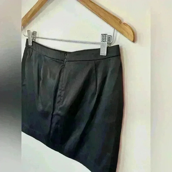 Vintage Forever 21 Women’s Black Straight Grunge Punk Goth Mini Skirt Small - Picture 12 of 13